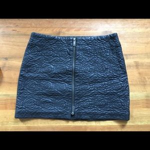 Zara, medium, faux leather mini skirt